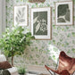 Jonah Light Green Leaf Trail Wallpaper