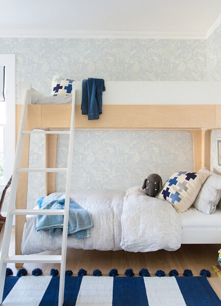 Corcovado Light Blue Jungle Jamboree Wallpaper