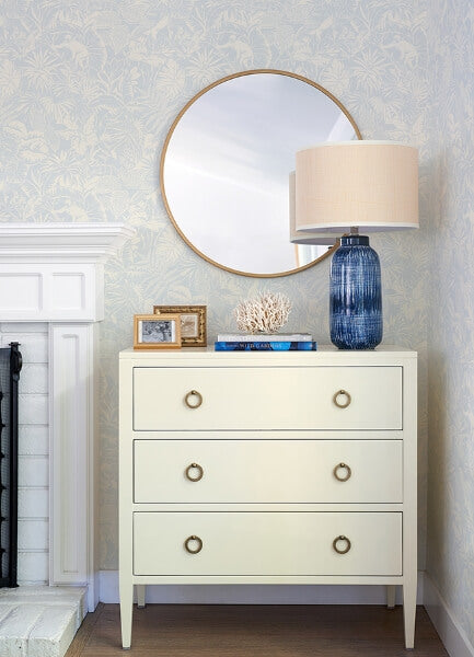 Corcovado Light Blue Jungle Jamboree Wallpaper