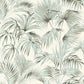 Manaus Aqua Palm Frond Wallpaper