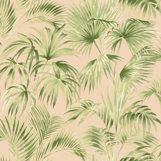 Manaus Peach Palm Frond Wallpaper