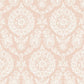 Helm Damask Blush Floral Medallion Wallpaper