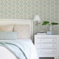 Sea Biscuit Aqua Sand Dollar Wallpaper