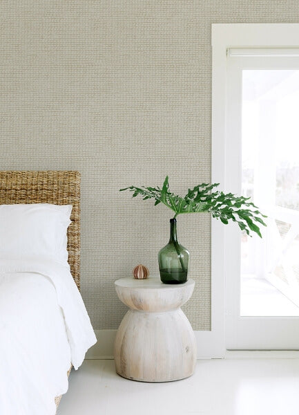 Wellen Light Grey Abstract Rope Wallpaper