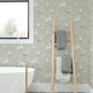 Leeward Light Grey Sailboat Wallpaper