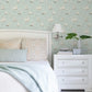 Leeward Aqua Sailboat Wallpaper