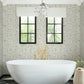 Plumeria Grey Floral Trail Wallpaper