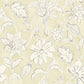 Plumeria Yellow Floral Trail Wallpaper