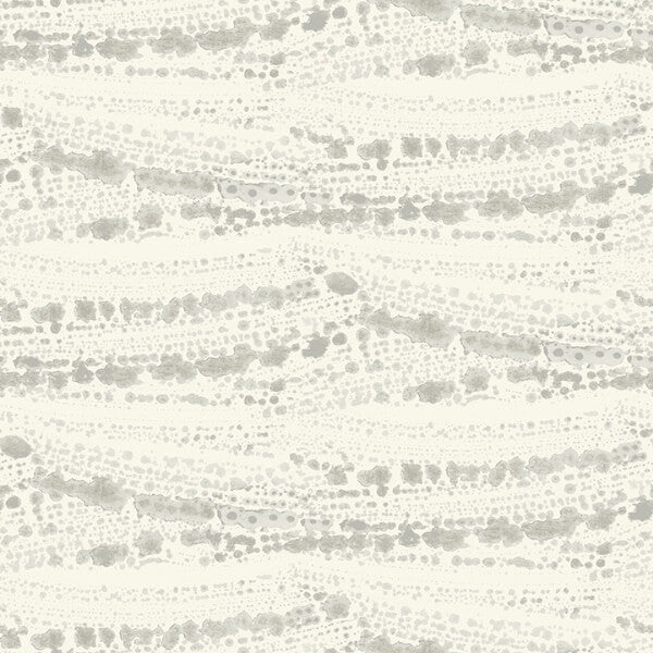 Rannell Grey Abstract Scallop Wallpaper