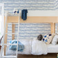 Rannell Navy Abstract Scallop Wallpaper