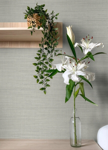 Spinnaker Grey Netting Wallpaper
