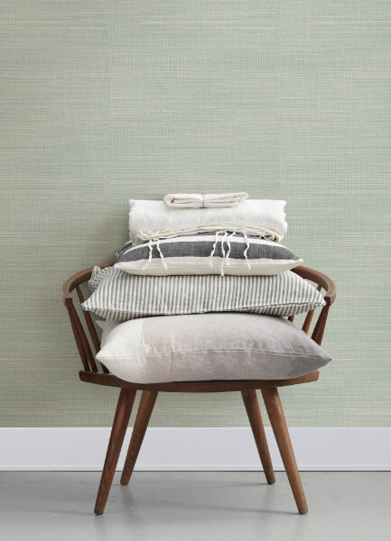 Spinnaker Aqua Netting Wallpaper