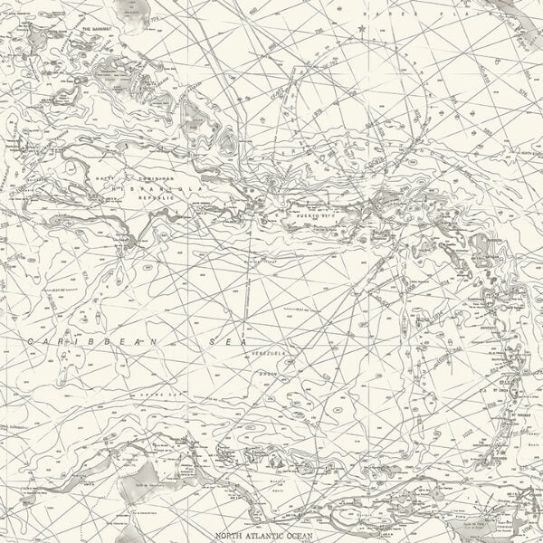 Charts Black Nautical Chart Wallpaper