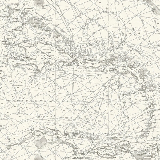 Charts Black Nautical Chart Wallpaper