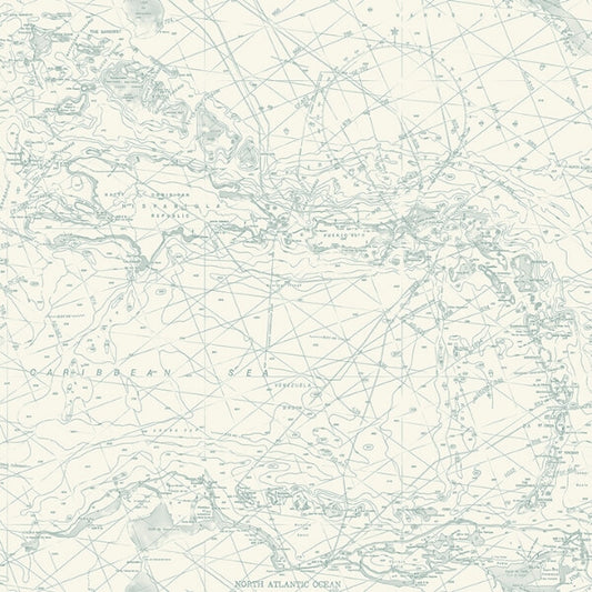Charts Aqua Nautical Chart Wallpaper