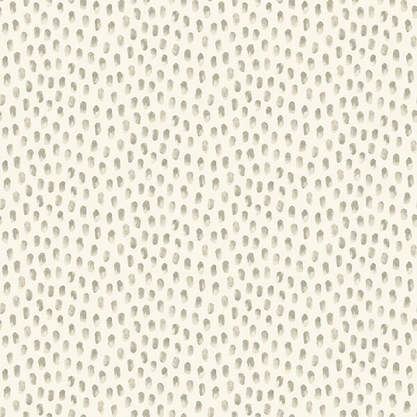 Sand Drips Grey Painted Dots Wallpaper