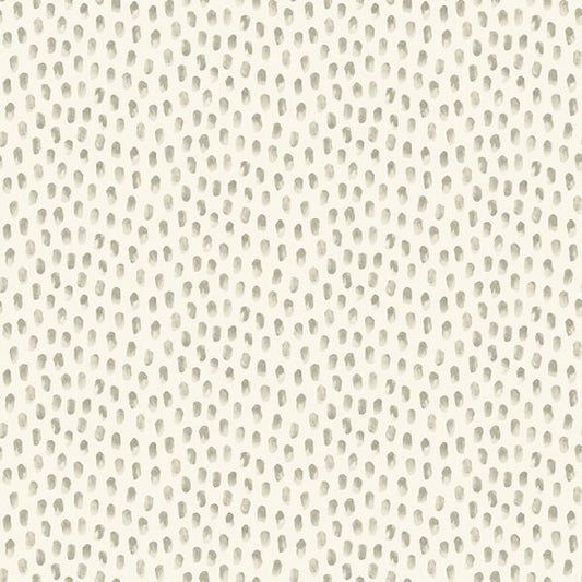 Sand Drips Grey Painted Dots Wallpaper