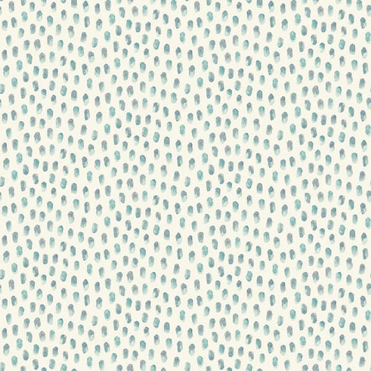 Sand Drips Aqua Painted Dots Wallpaper