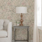 Frederique Blush Bloom Wallpaper