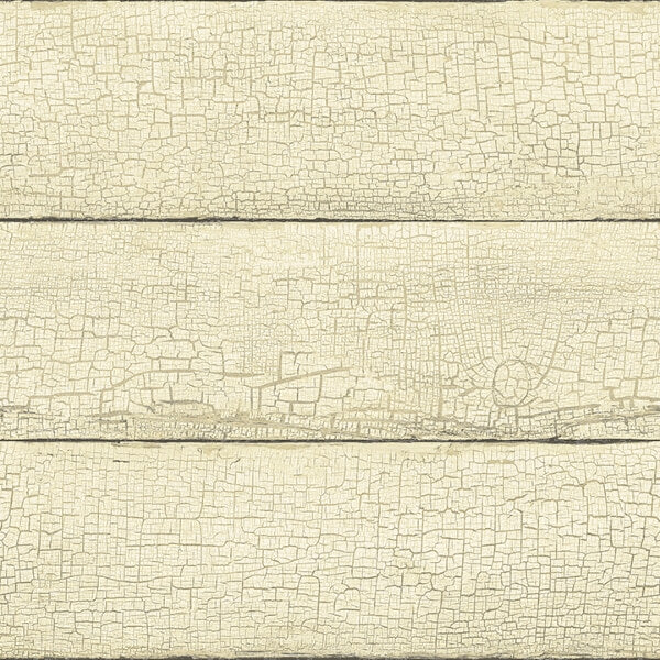 Morgan Wheat Distressed Wood Wallpaper