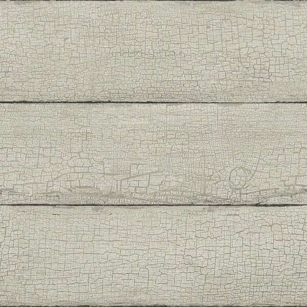 Morgan Grey Distressed Wood Wallpaper
