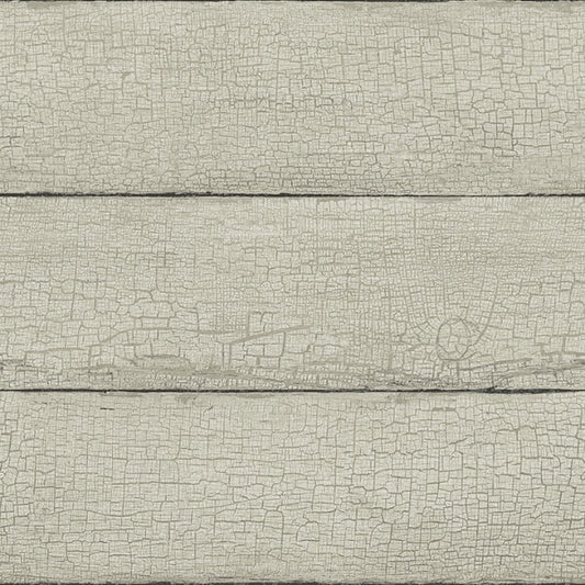 Morgan Grey Distressed Wood Wallpaper