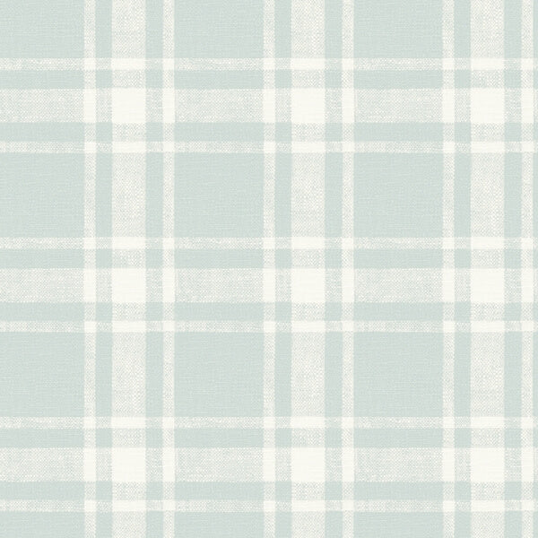 Antoine Light Blue Flannel Wallpaper