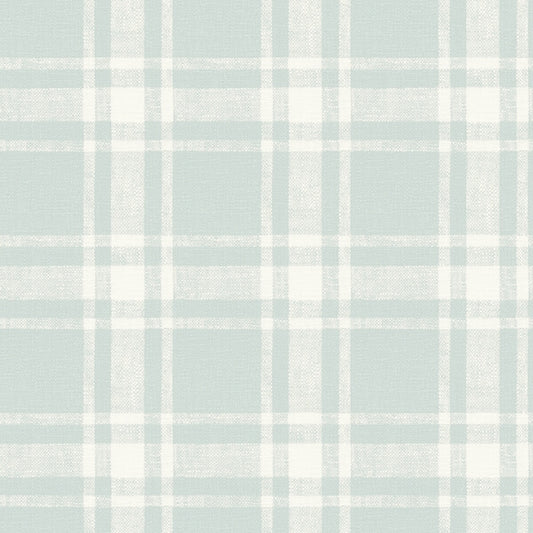 Antoine Light Blue Flannel Wallpaper