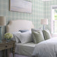Antoine Light Blue Flannel Wallpaper