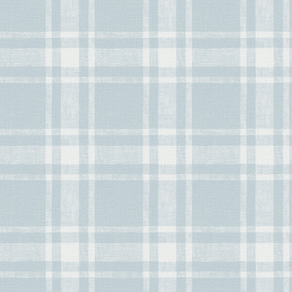 Antoine Sky Blue Flannel Wallpaper