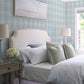 Antoine Sky Blue Flannel Wallpaper