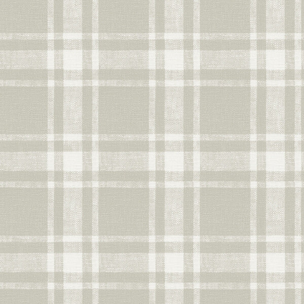 Antoine Taupe Flannel Wallpaper