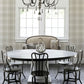 Antoine Taupe Flannel Wallpaper