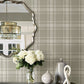 Antoine Taupe Flannel Wallpaper