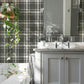Antoine Charcoal Flannel Wallpaper