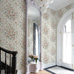Manon Blush Rose Stitch Wallpaper