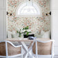 Manon Blush Rose Stitch Wallpaper