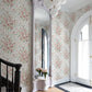 Manon Raspberry Rose Stitch Wallpaper