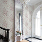 Manon Pink Rose Stitch Wallpaper