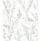 Hillaire Light Blue Meadow Wallpaper