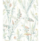 Hillaire Teal Meadow Wallpaper