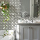 Remy Black Fleur Tile Wallpaper