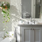 Remy Light Grey Fleur Tile Wallpaper