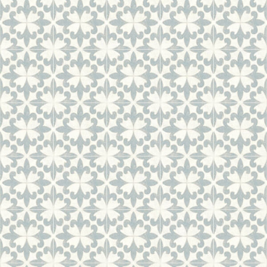 Remy Teal Fleur Tile Wallpaper