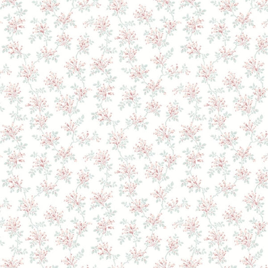 Sofiane Blush Botanical Trail Wallpaper