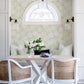 Faustin Green Floral Wallpaper