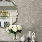 Agathon Taupe Floral Wallpaper