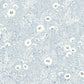 Agathon Light Blue Floral Wallpaper
