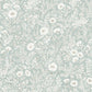 Agathon Seafoam Floral Wallpaper