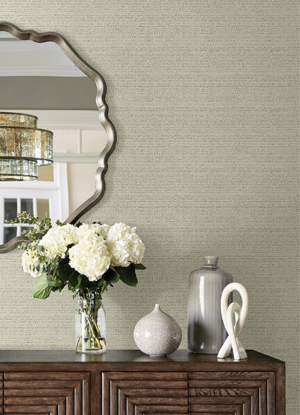 Balantine Sage Weave Wallpaper